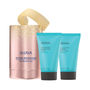 Ahava Holiday 2024 The Dynamic Duo set tělového mléka a krému na ruce